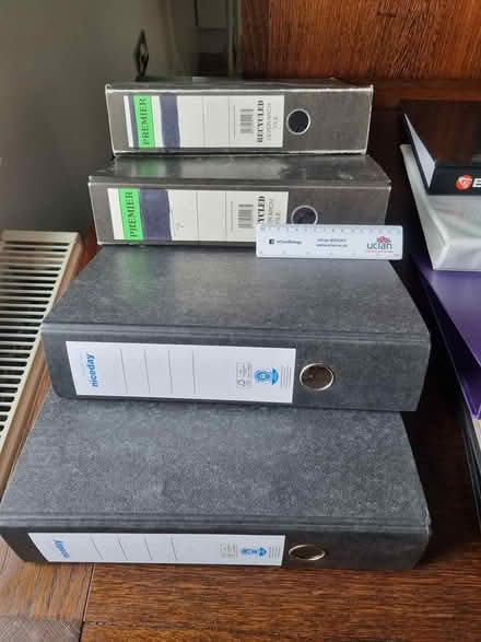 Photo of free Lever arch files & A4 binders (Near Lowther Gardens FY8) #1