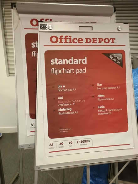 Photo of free Flip charts, plain mailing labels, ring binders, Xerox A3 (Wealdstone HA1) #1