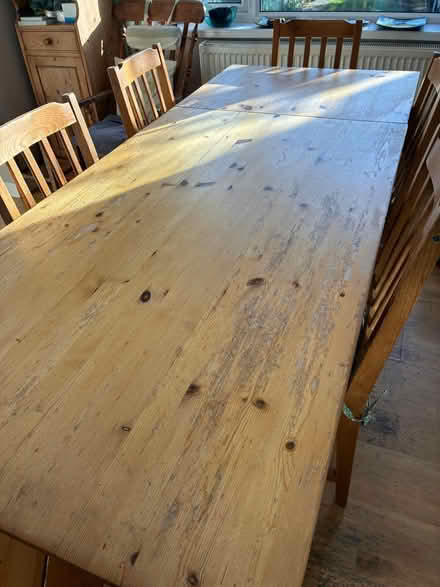 Photo of free Wooden table and 6 chairs (Woodingdean BN2) #4