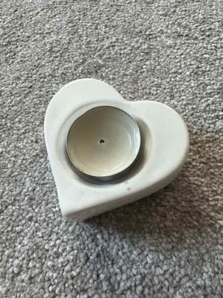 Photo of free Heart shaped tealight candle holder (Chineham RG24) #1