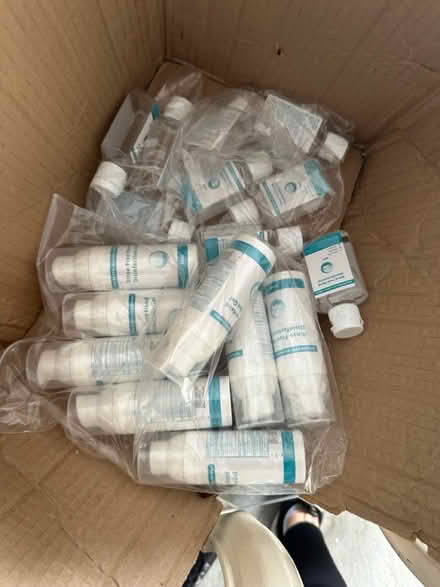 Photo of free Sanitizer and aprons (S6 Hillsborough) #1