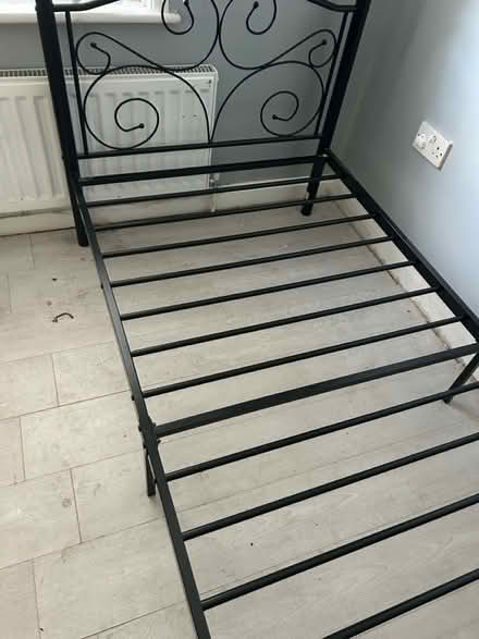 Photo of free Single metal bedframe (S6) #1
