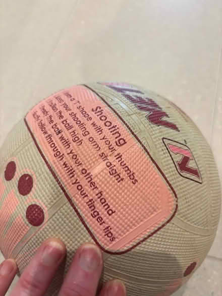 Photo of free Netball training ball (Widcombe) #3
