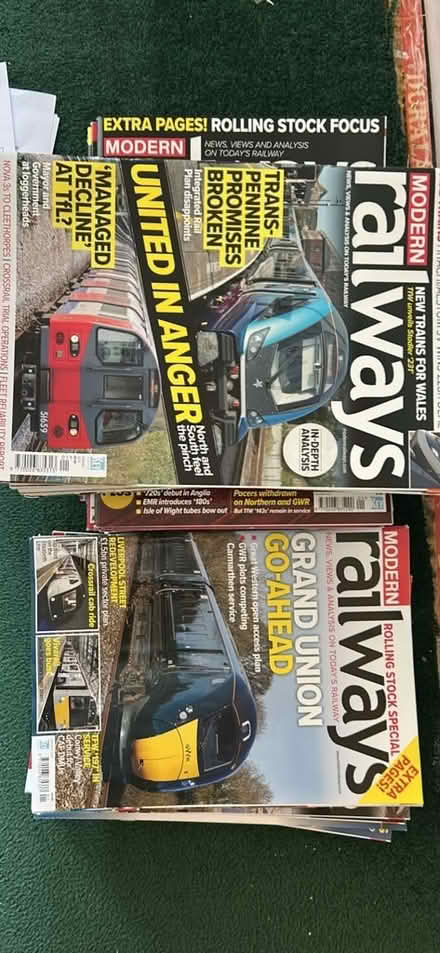 Photo of free Modern Railways magazines 2020, 2021, 2022, 2023 (Eynesbury PE19) #1