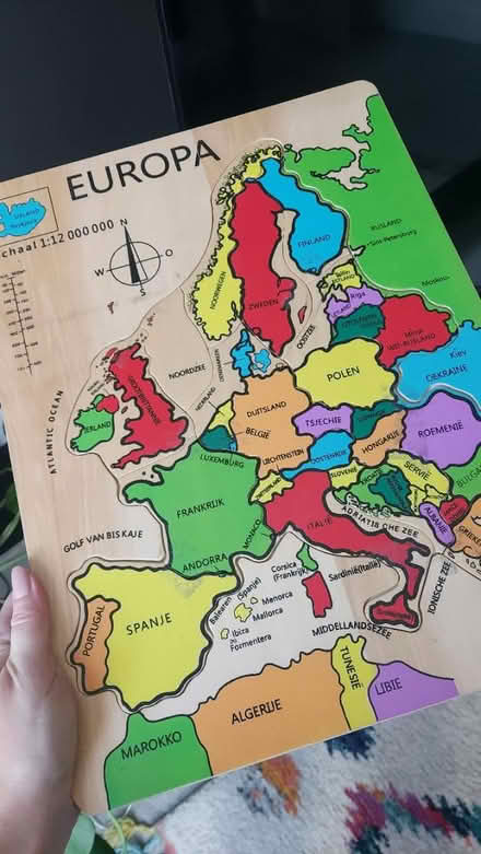 Photo of free Europe puzzle map (Me13) #1
