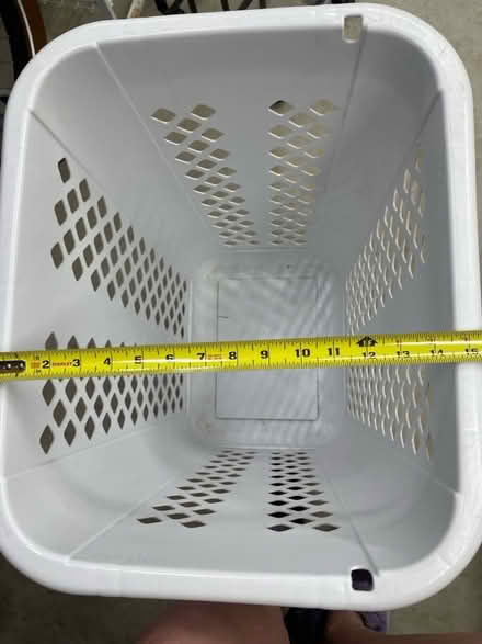 Photo of free Tall plastic hamper/ basket (Central Ave/ Orchard) #1