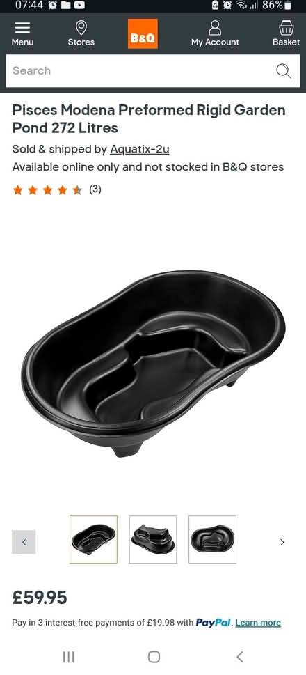 Photo of Pre formed pond (Cale Green SK3) #2