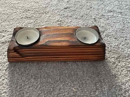 Photo of free Wooden Tea light candle holder (Chineham RG24) #1