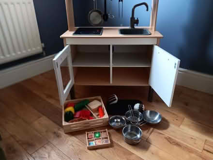 Photo of free IKEA Duktig play kitchen with various accessories (Ladywell SE13) #3