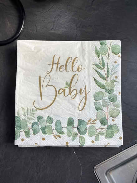 Photo of free 19 baby shower napkins (Harrogate) #1