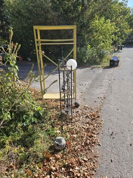Photo of free Shelves and toys - at the curb (Near the experimental farm) #1