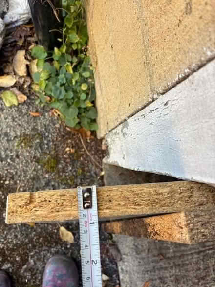 Photo of free Two pieces of white plastic covered chipboard. (Headington Quarry OX3) #3