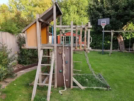 Photo of free Wooden climbing frame (not yet dis-assembled) (Peachcroft OX14) #2