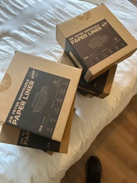 Photo of free 8 boxes of air fryer disposable paper liners (Halton LA2) #1