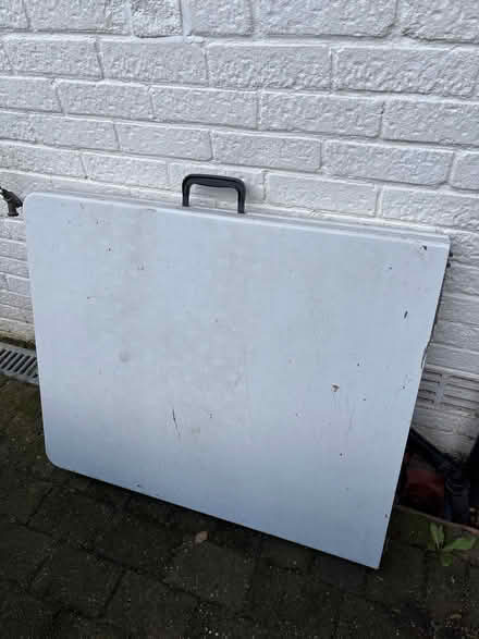 Photo of free Fold up trestle table (Crosspool S10) #1