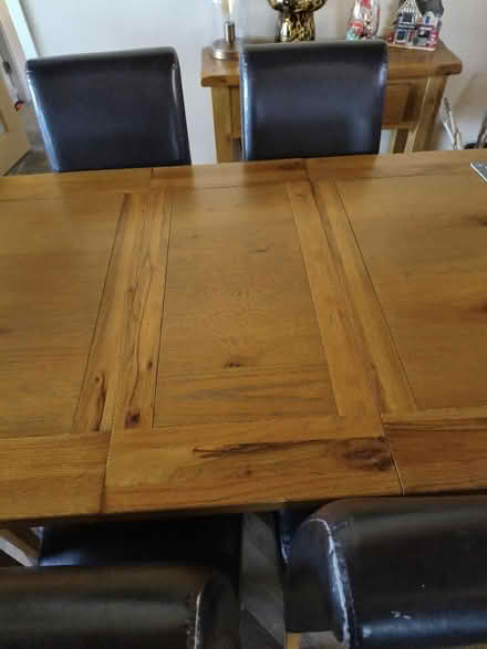 Photo of free Oak table and 6 chairs (Brigg DN20) #3