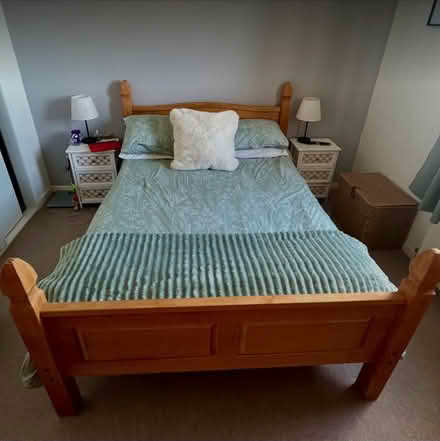 Photo of free Double bed frame (SE10) #1