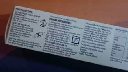 Photo of free Jus-Rol Puff Pastry Sheet EXP. 18 Oct 2025 (Hendon NW4) #2