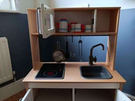 Photo of free IKEA Duktig play kitchen with various accessories (Ladywell SE13) #2