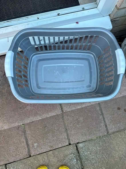 Photo of free Grey washing basket (Hitchin (South)) #2
