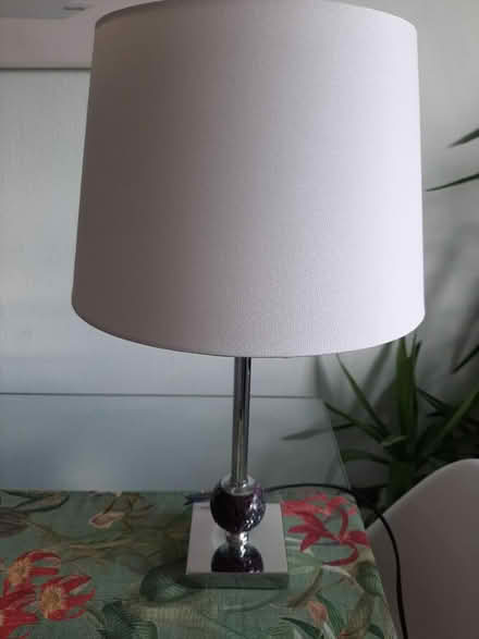 Photo of free Wilko Table lamp cream shade (IP3) #1