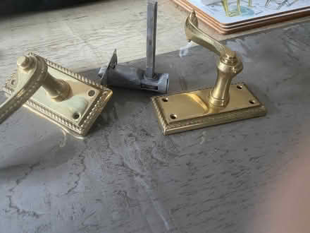 Photo of free Brass door handles (Shoal hill Cannock WS11) #1