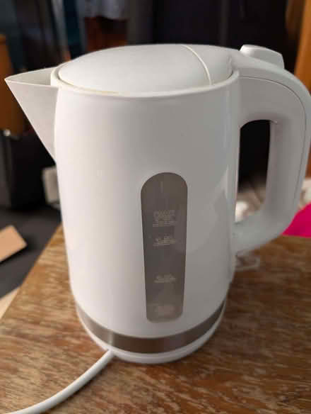 Photo of free White cordless kettle (The Cedars Estate WD3) #1
