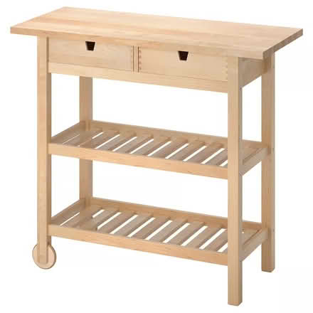 Photo of IKEA FÖRHÖJA Kitchen cart, birch (LA County) #1