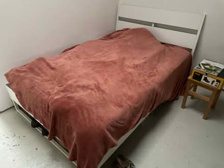 Photo of free Double ikea bed with mattress (Whitechapel E1) #1
