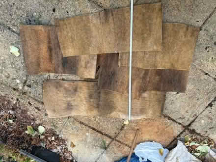 Photo of free Small pieces of dirty wet carpet. (Headington Quarry OX3) #1