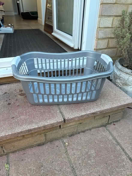 Photo of free Grey washing basket (Hitchin (South)) #1