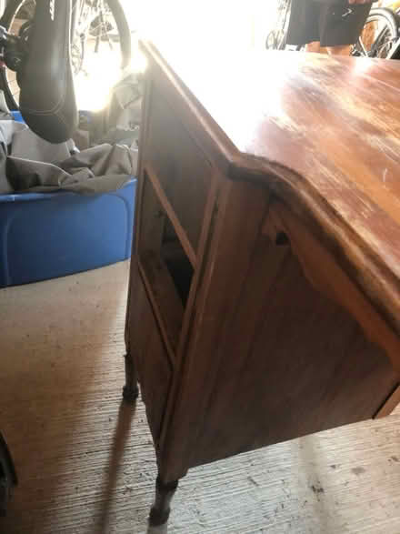 Photo of free small antique wooden desk (Wateridge Village) #3