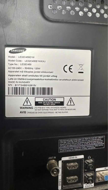 Photo of free Samsung 32 inch (Sawbridgeworth) #2