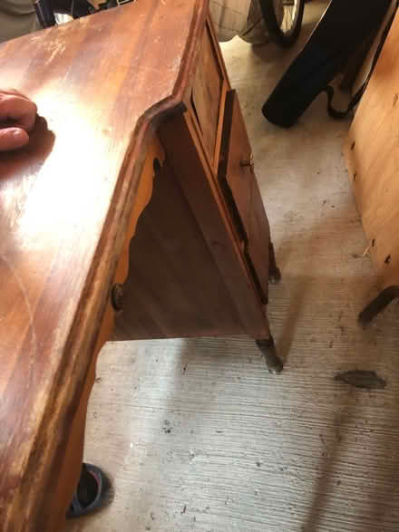 Photo of free small antique wooden desk (Wateridge Village) #4