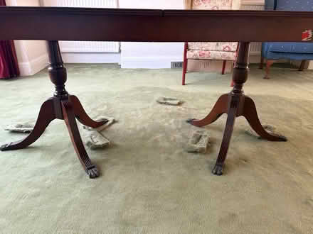 Photo of free Mahogany extendable dining table (Kensal Rise NW10) #2