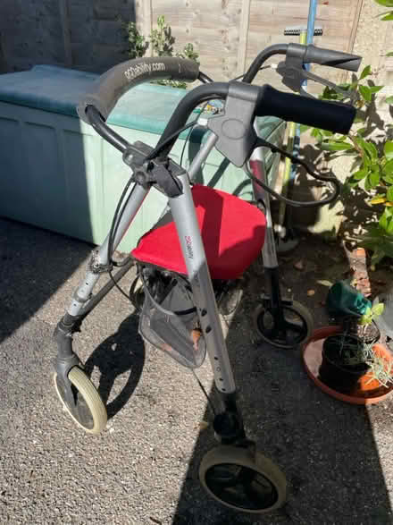 Photo of free Walking frame with wheels and seat (Welham Green AL9) #2