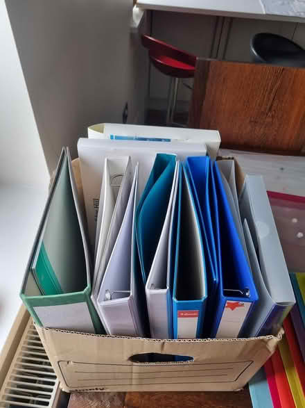 Photo of free Assorted A4 folders & binders (Near Lowther Gardens FY8) #1