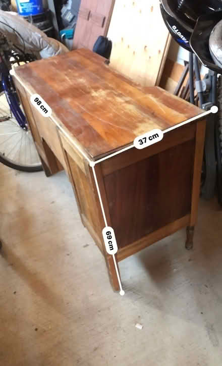 Photo of free small antique wooden desk (Wateridge Village) #1