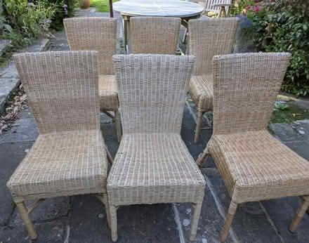 Photo of free 6 wicker chairs (Teddington TW11) #3