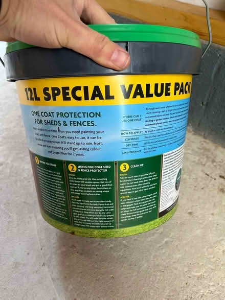 Photo of free Ronseal One Coat Medium Oak (Holbeach, Lincolnshire) #1
