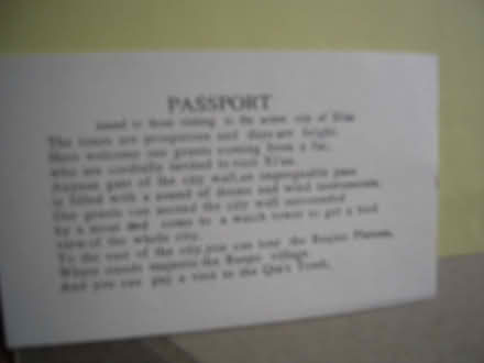 Photo of free Xi'an City Passport (Maidenhead SL6) #3