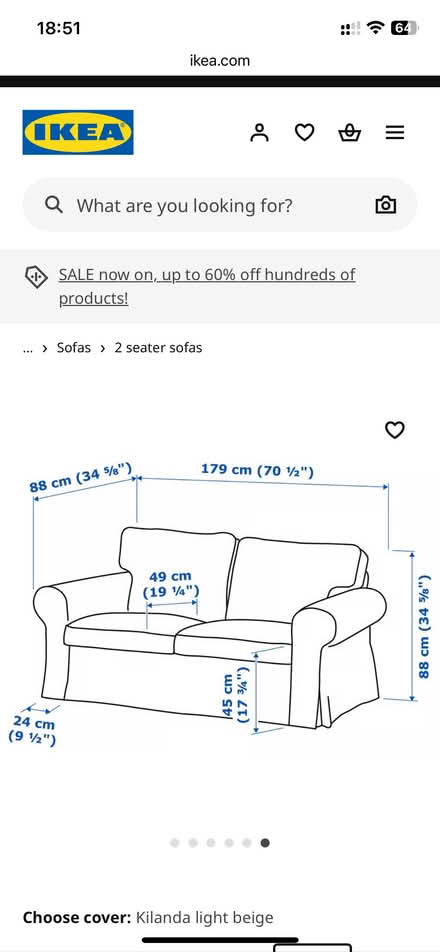 Photo of free 2 seater sofa (Dublín 8) #3