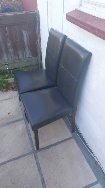 Photo of free Two Nice Clean Leather Chairs (W7) #1