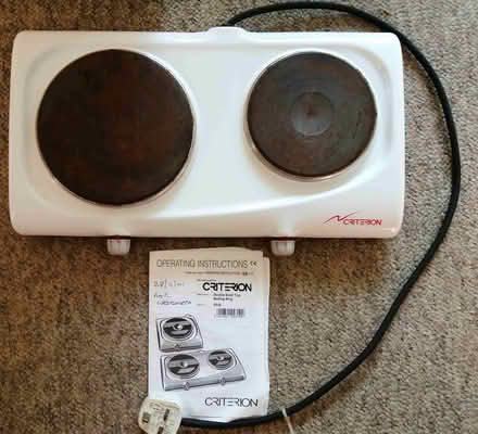 Photo of free Tabl-top electric double hob (Eastfield) #1