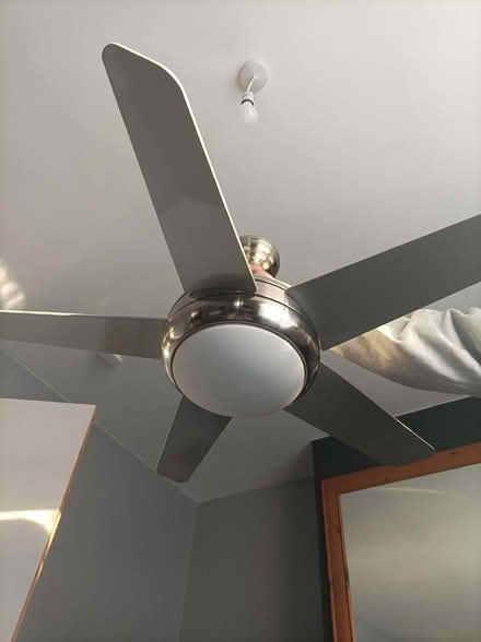 Photo of free Ceiling fan and light (Gosport PO13. BRIDGEMARY) #1