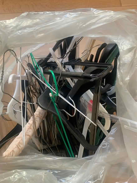 Photo of free Clothes hangers - 2 large bags full various types (Wootton OX13) #2
