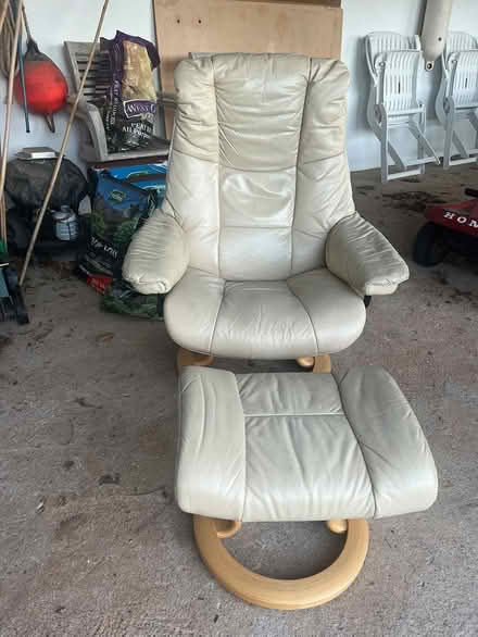 Photo of free Stressless recliner chair (Dittisham,devon) #3