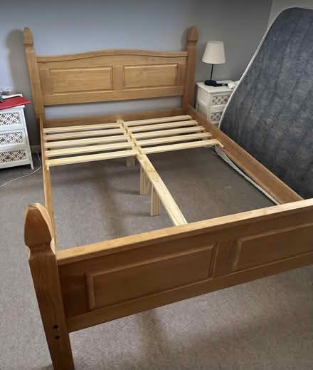 Photo of free Double bed frame (SE10) #2