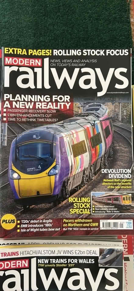 Photo of free Modern Railways magazines 2020, 2021, 2022, 2023 (Eynesbury PE19) #4