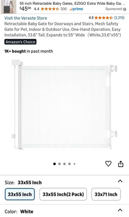 Photo of free Retractable Gate (West End) #1